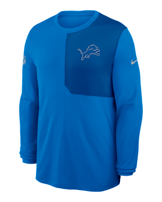 【Nike】Detroit Lions Club Men's Nike NFL Pullover Crew Men's Nike Heather Gray Detroit Lions Club Pullover Sweatshirt
